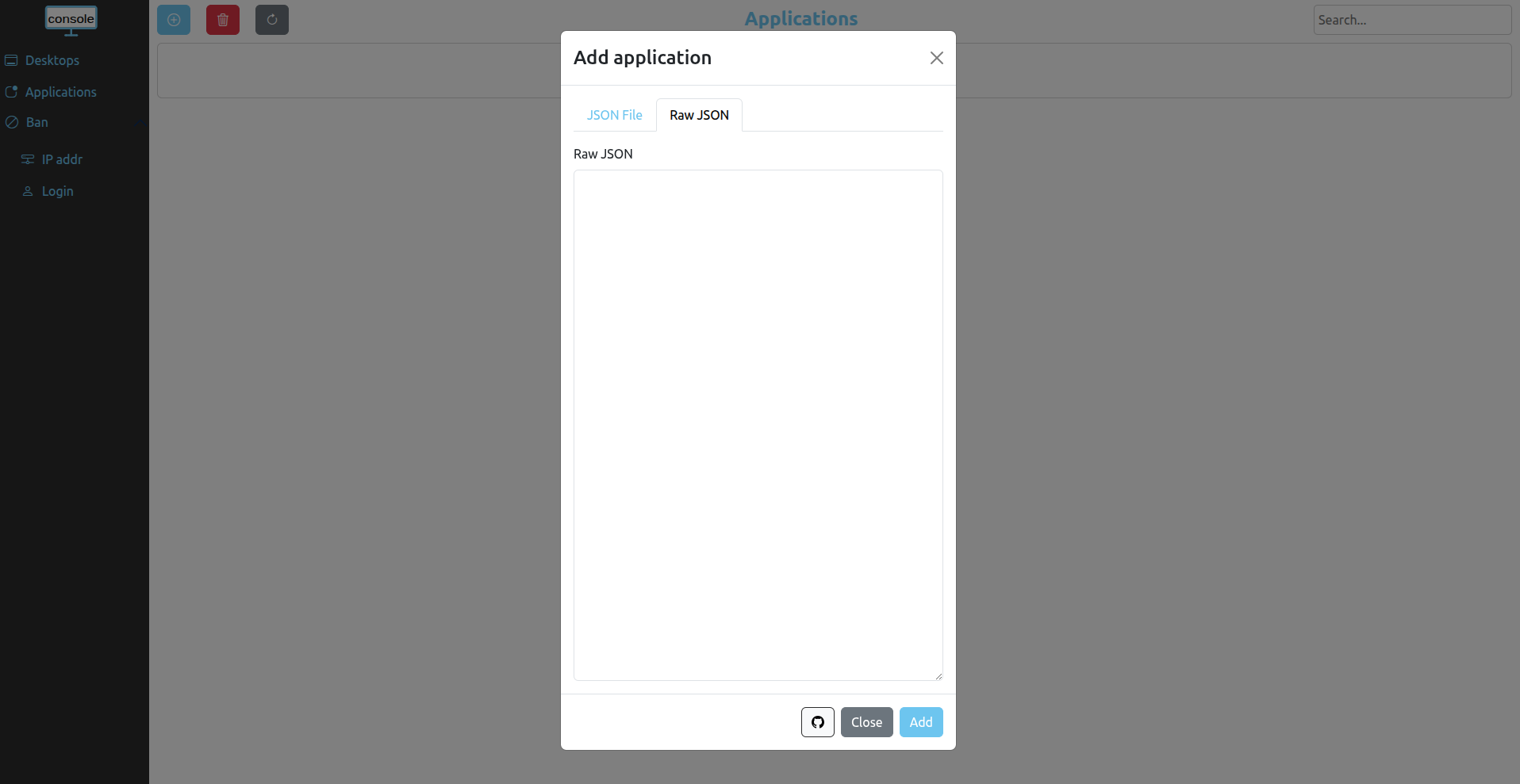 add-raw-json